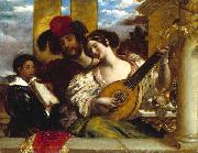 William Etty Il Duetto oil painting reproduction